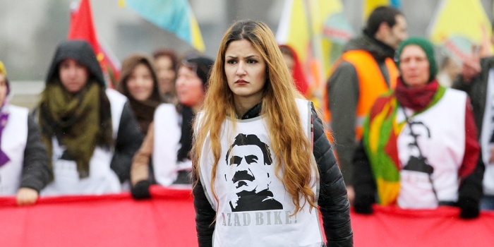 Öcalan eylem/foto:AFP