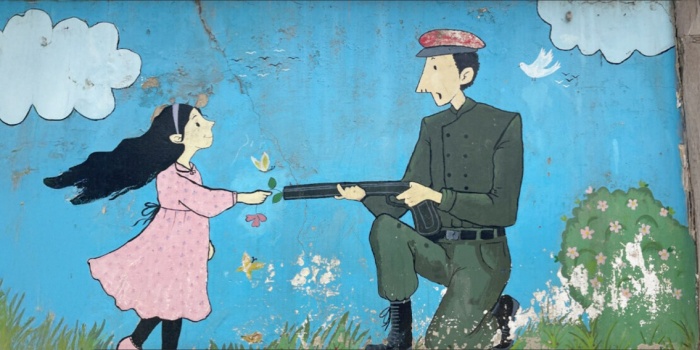 Taliban kontrol noktası / Saima Reza