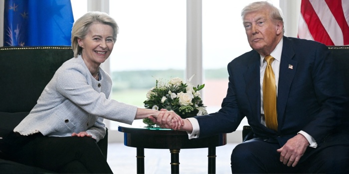 Ursula von der Leyen ve Donald Trump
