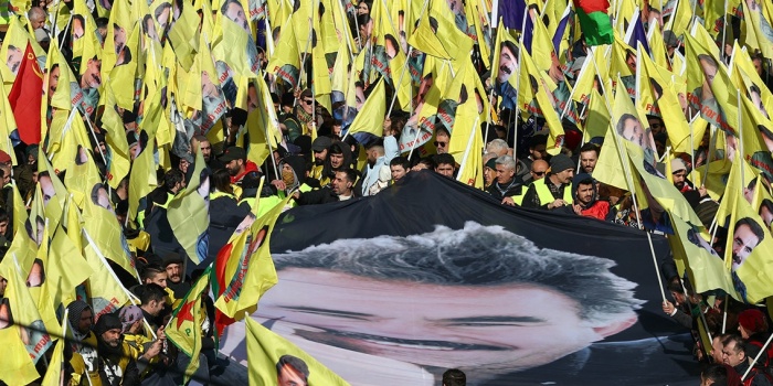 Öcalan'a özgürlük eylemi