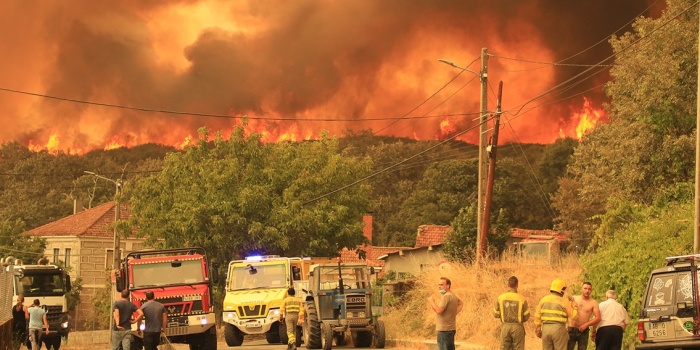 Yangın/İspanya/foto:AFP