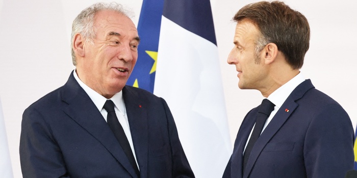 Macron ve Bayrou / foto:AFP