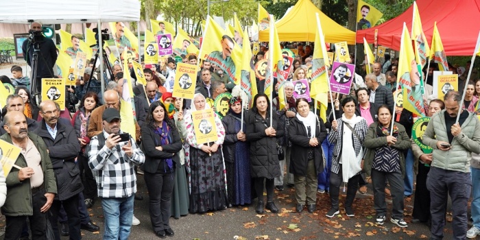 Strasbourg Umut Hakkı eylem / foto: Deniz BABİR