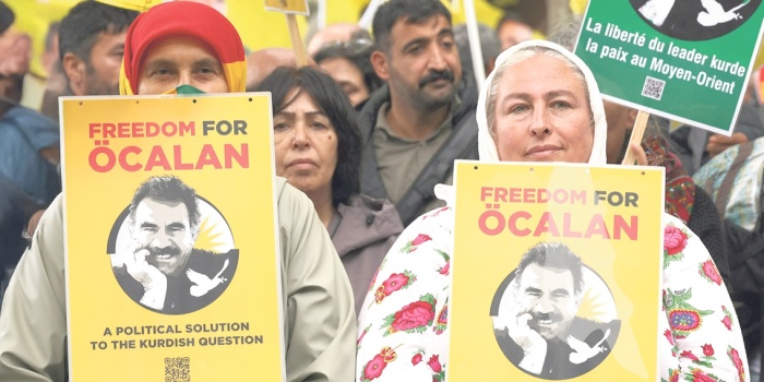 Abdullah Öcalan'a Özgürlük Eylemi / foto:AFP