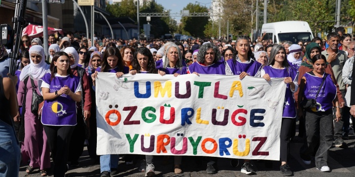 TJA, “Umutla Özgürlüğe Yürüyoruz” /foto: Medine MAMEDOĞLU
