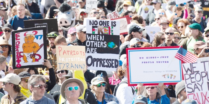 Donald Trump karşıtı eylemler / foto:AFP