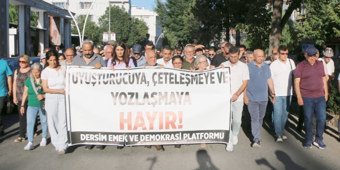 Dersim, uyuşturucuya hayır