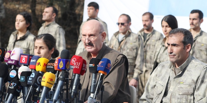 Çekilme açıklama / foto:ANF