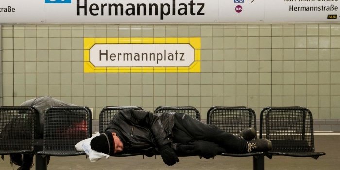 Almanya evsizler/ foto:AFP
