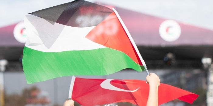 Türkiye'de Hamas'a destek gösterisi /foto:AFP