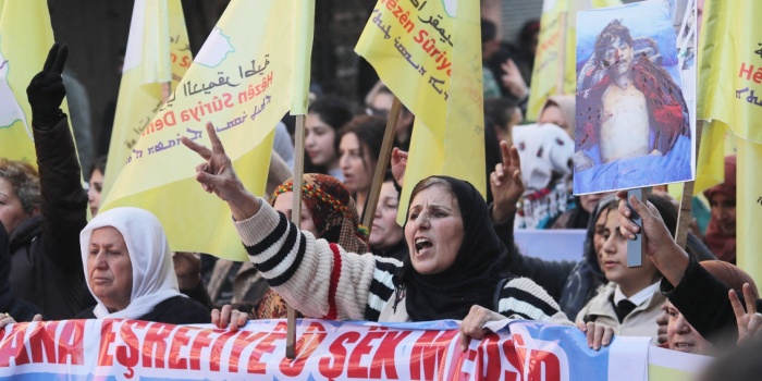 Halep için eylem / foto:AFP