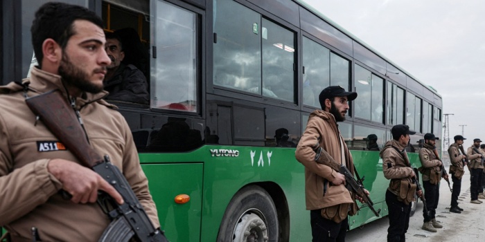 Halep kaçırılan siviller /foto:AFP