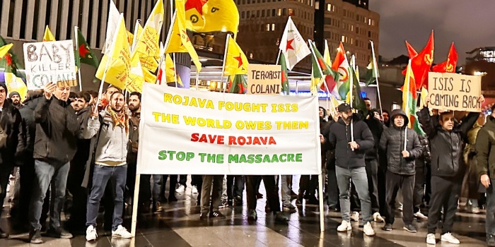 Rojava eylem, Londra