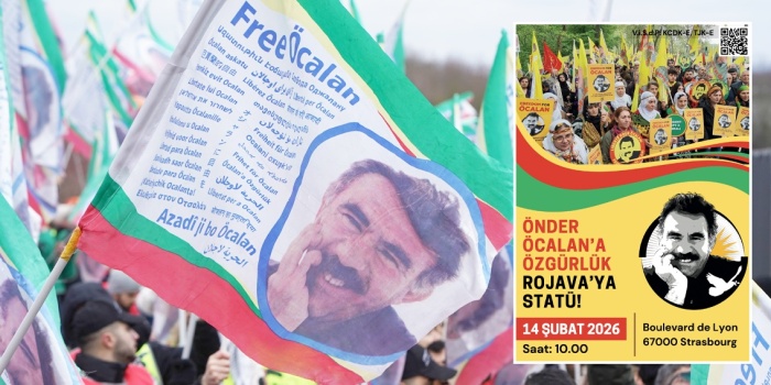 Abdullah Öcalan'a özgürlük eylemi