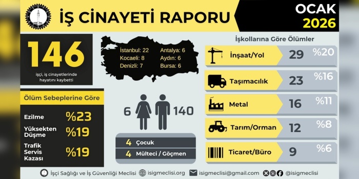 İş cinayetleri raporu