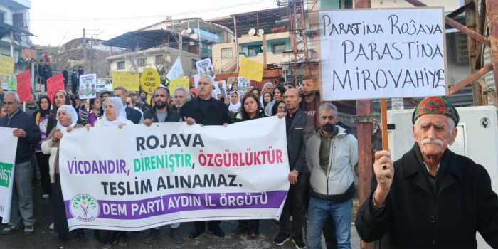 Rojava'ya destek yürüyüşü / Aydın