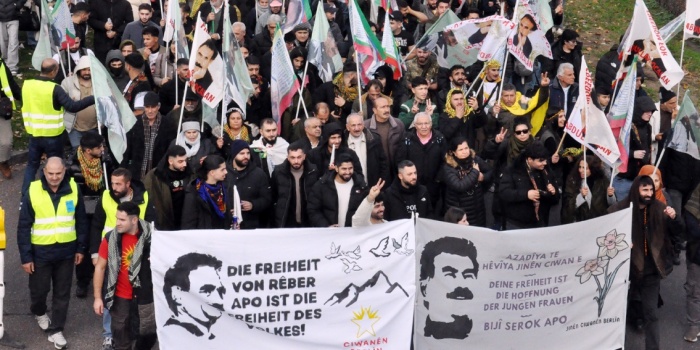 Abdullah Öcalan'a özgürlük eylemi