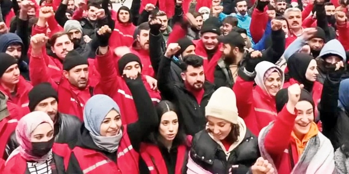 Migros işçileri direniş