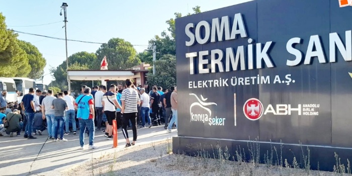 Torku Termik Santrali işçileri eylemi