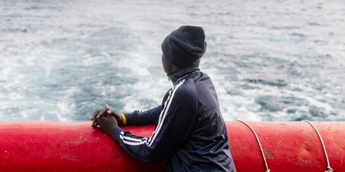 Sudanlı bir göçmen /foto:AFP