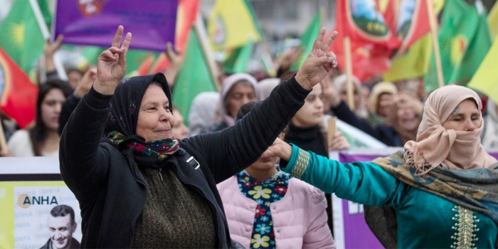 Kadın direnişi, Rojava /foto:AFP