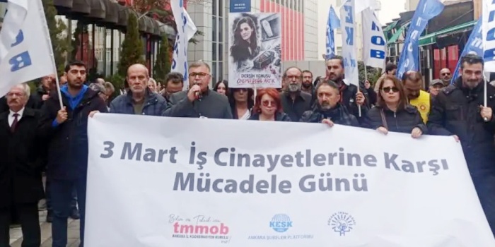 İşçi cinayetleri protesto