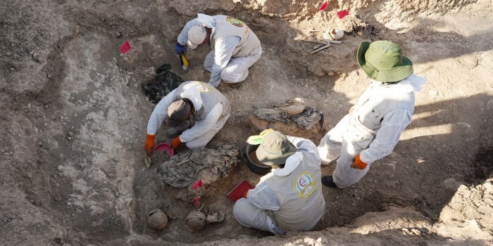 Irak toplu mezar/foto:AFP