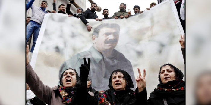 Kürt Halk Önderi Abdullah Öcalan için eylem