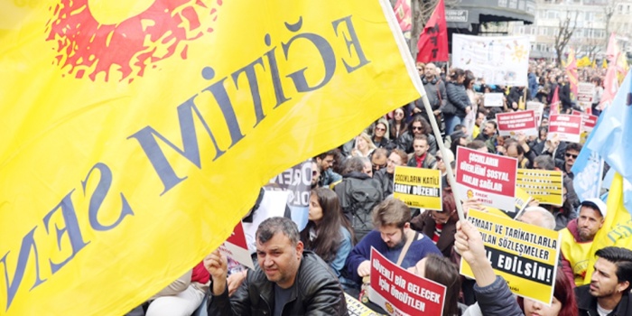 Okullarda şiddet protesto/foto: Erdoğan ALAYUMAT