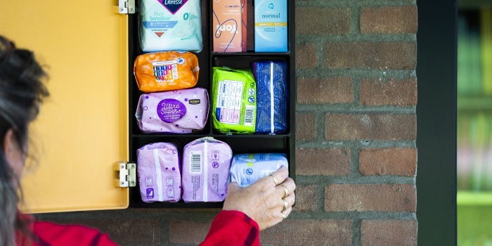 Kadın sağlığı ve hijyenik ped/foto:AFP