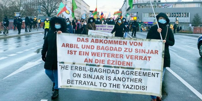 Berlin Şengal protestosu